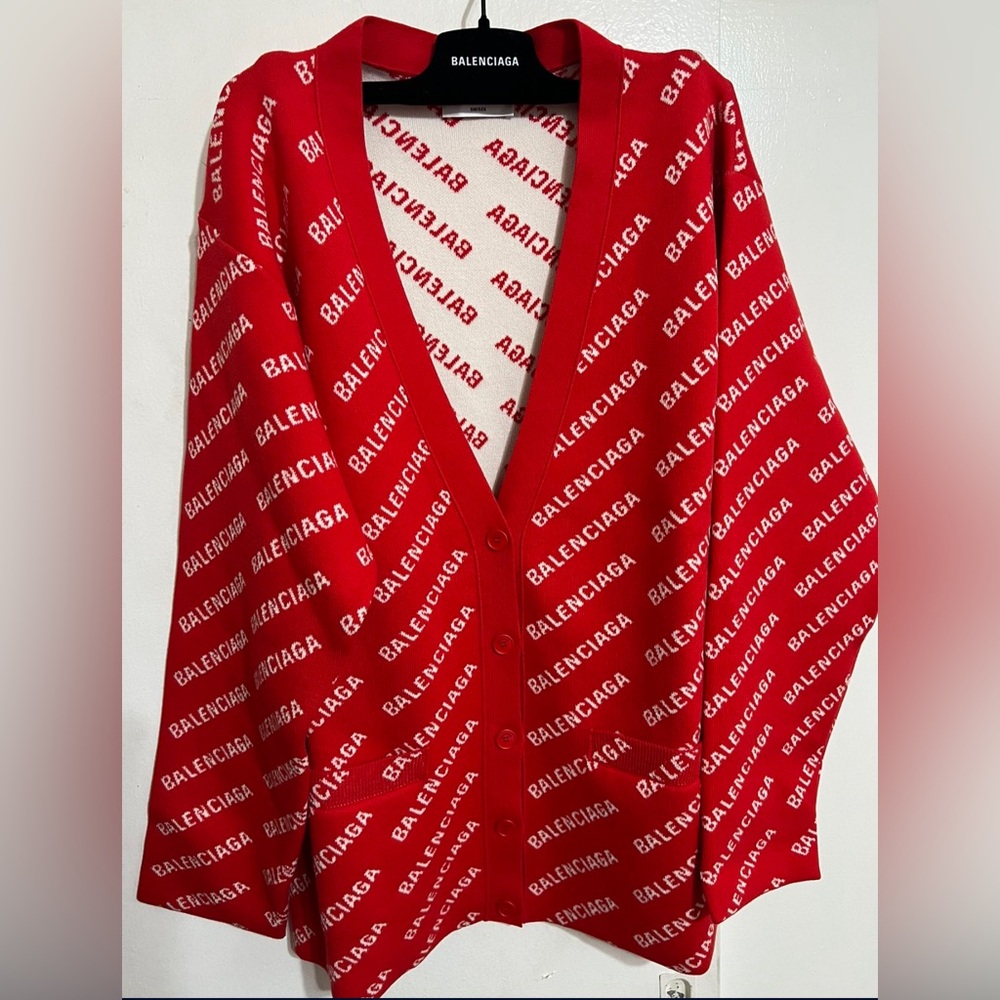 Brand New Balenciaga AOL Cardigan